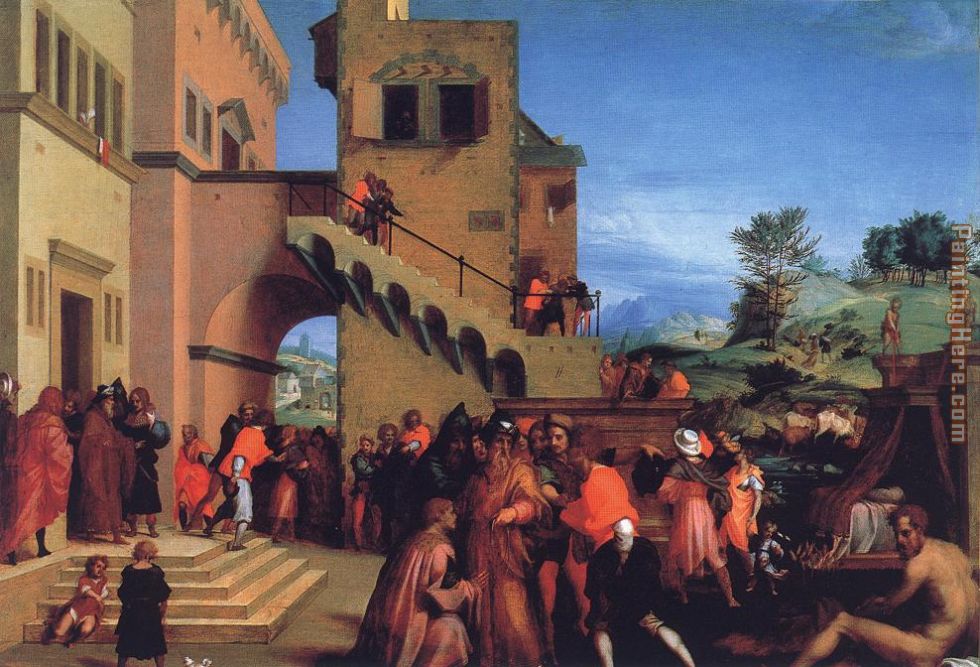 Stories of Joseph2 painting - Andrea del Sarto Stories of Joseph2 art painting